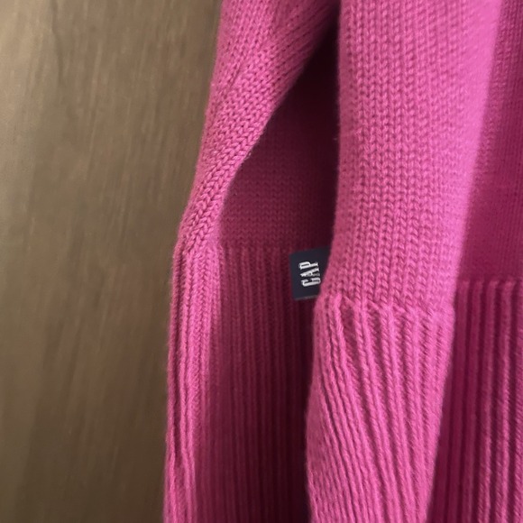 GAP Women's Crewneck Long Sleeve Cotton Pullover, Pink, Size L - Picture 4 of 5